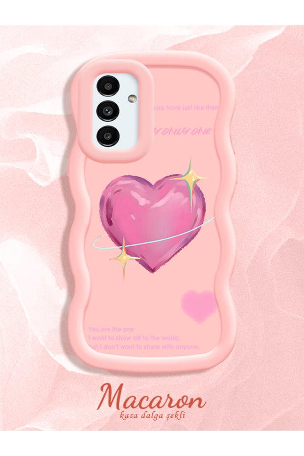 Samsung Galaxy A04S Compatible Case with Sweet Pink Heart Motifs in Three Colors to Choose from