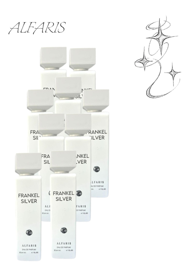 9 قطع عطر فرانكل الفضي 200 مل