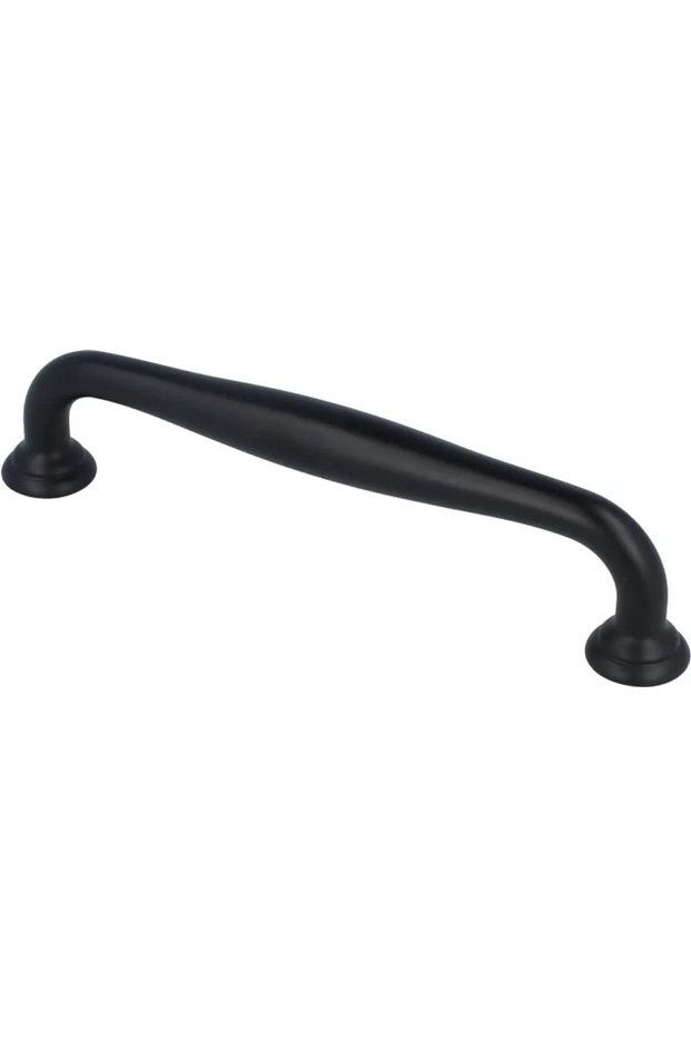 10 Furniture Handles, Drawer Handles, Matte Black, Cabinet Handles, Door Handles, 128mm