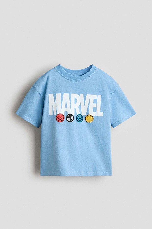 Loose-fit printed T-shirt
