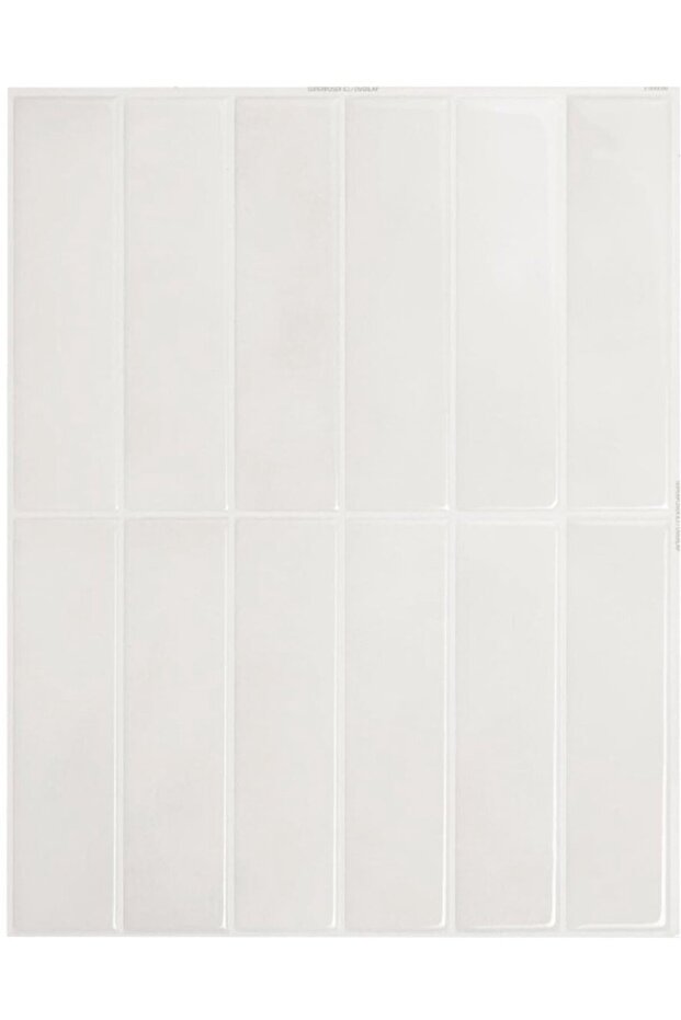 10-piece kitchen backsplash tile sticker set, self-adhesive wall tile/subway tile, for home décor, backdrops, bathrooms, and kitchens (white).