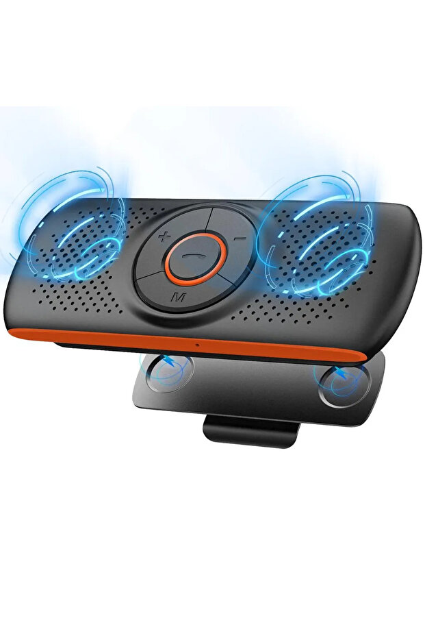 Car Bluetooth speaker, Geschikt voor mobile phone, wireless music box, with sun visor bracket, supports music playback
