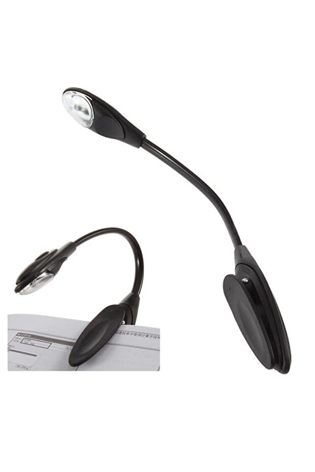 LED reading light, clip-on mini adjustable reading light, easy to carry.