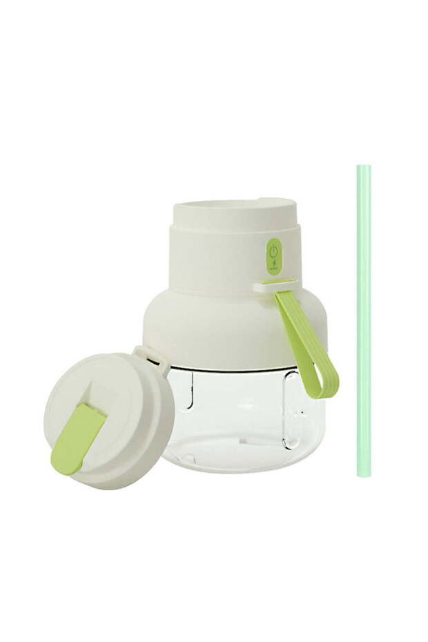 850ml Portable Juicer/Blender, Multi-functional Travel Cup, Personal Blender, Fruit Blender, Smoothie Maker (Green)