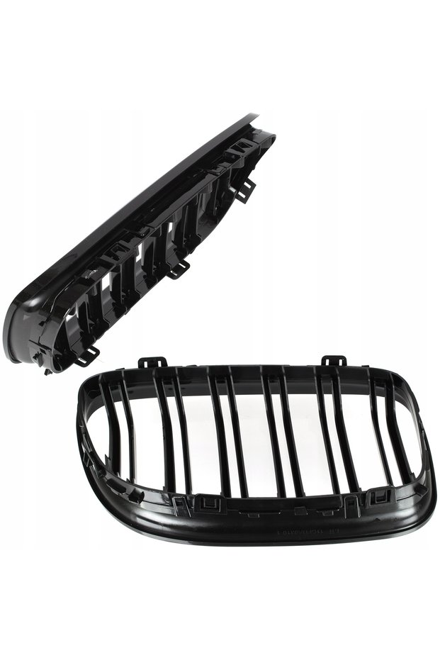 Grilă frontală BMW E90 E91, negru lucios, lifting