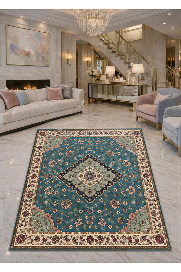 Sdt Mixed Patterned Modern Woven Base Decorative Carpet Sdtamor1382