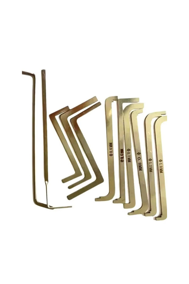 11pcs 5/6Pcs High-Quality Practical Lock Pick Tool Set - Replacement Turning Tools & Double-Head Ten