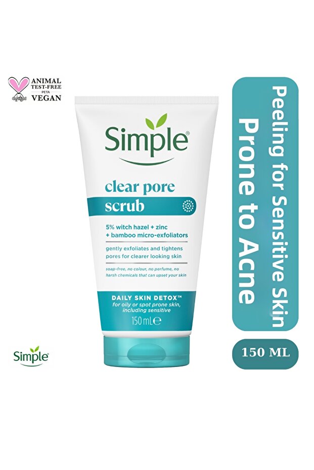 Daily Skin Detox Blackhead and Clogged Pore Cleanser & Exfoliator for Oily Skin 150 ml