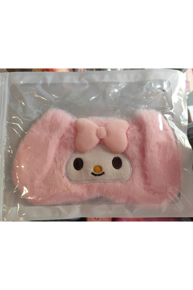 Plush Eye/Sleep Mask/Headband Pink Yv875986