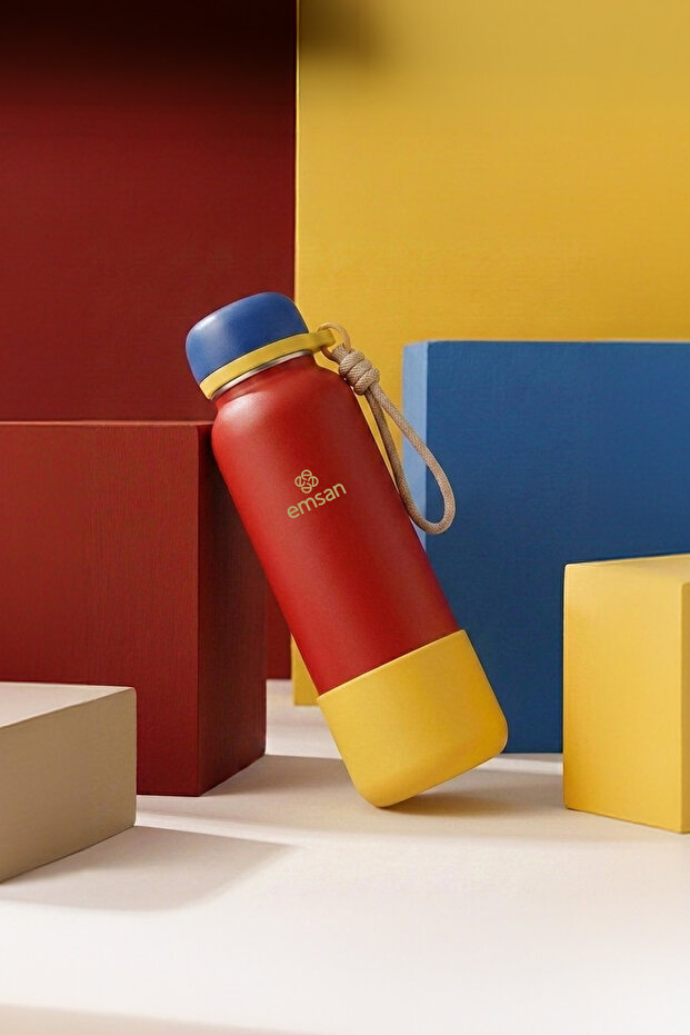 Thermos Bottle Steel Leak-Proof Thermos 500 ml Red