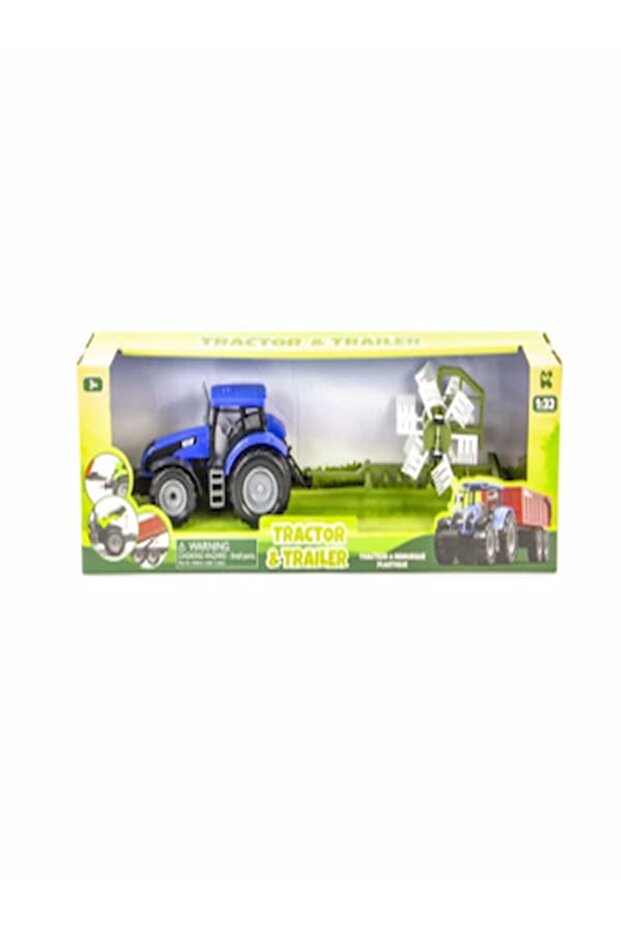 Farm Tractor and Trailer