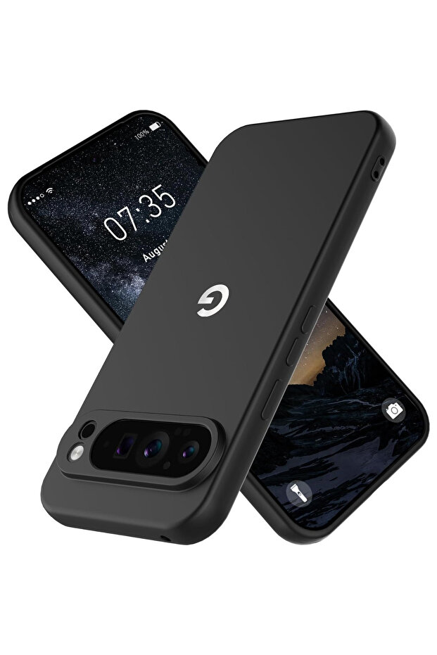 For Pixel 7A black High Quality Skin-friendly Soft Silicone Anti-Drop Phone Case For Google Pixel 10