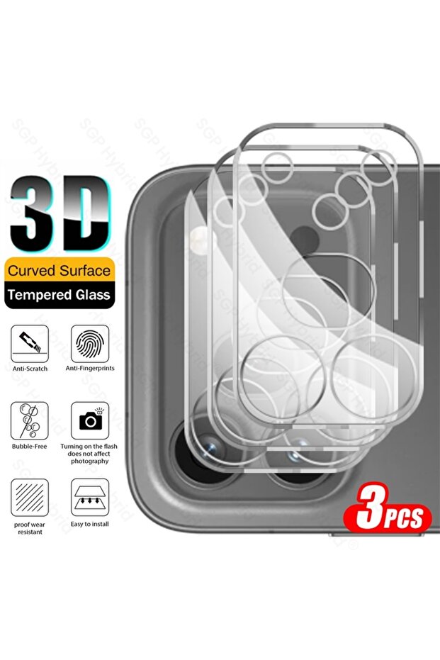 for Honor 600 Pro 5G Clear-3Pieces Tempered glass 3-1Pcs 3D Curved Tempered Glass Camera Protector f