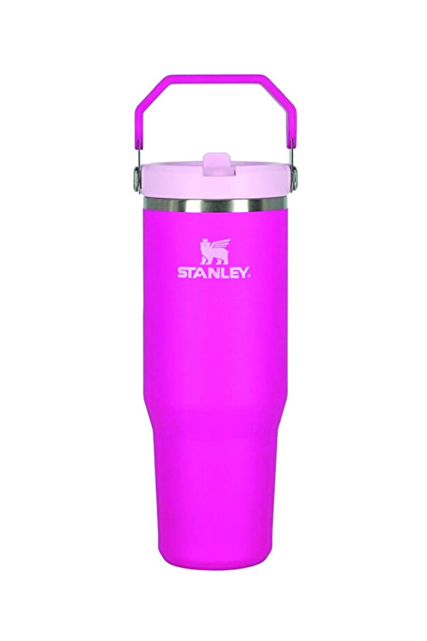 The Iceflow Flip Straw Thermos with Straw Violet Blossom 0.89 Liter