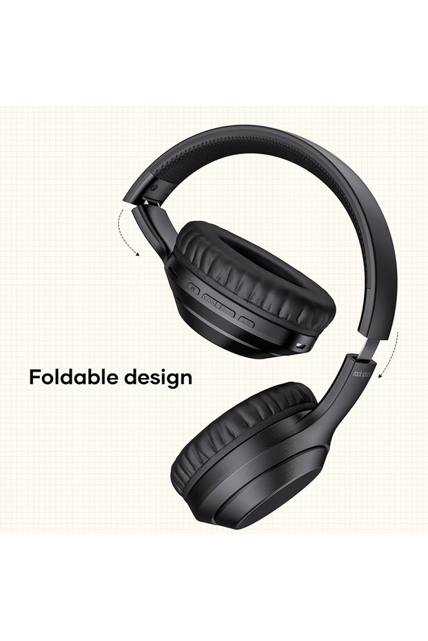 Căști Bluetooth O2 over-ear negre