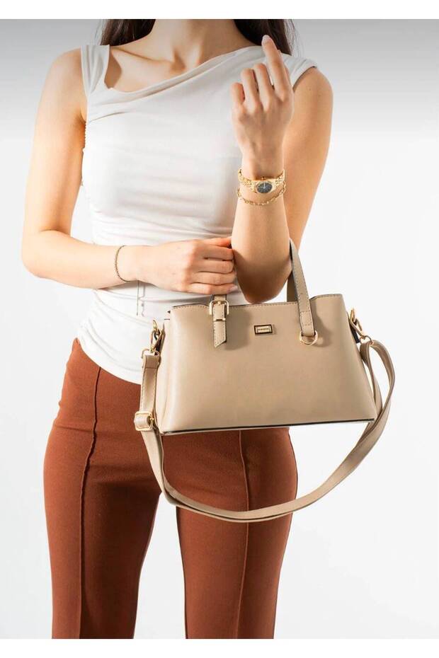 Women's Classic 3-Compartment Shoulder Bag