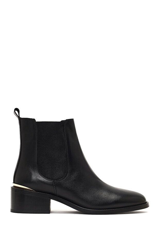 Women's Black Leather Chelsea Boots Wf170014Dv