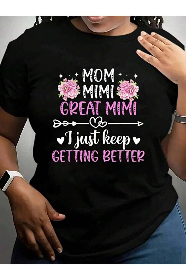 Mom Keep Getting Better Great Mimi Cruise Vacation Trip Black Graphic T Shirts Tee