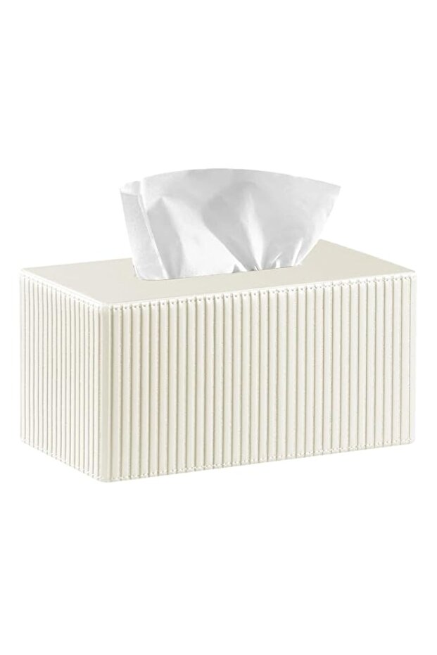 Modern Tissue Box Cover Rectangular,Decorative Holder/Organizer for Living Room, Dining Room, Bedroom, Study, Office, Car