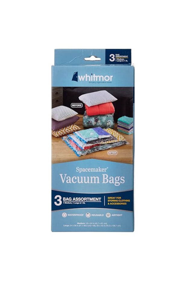 Whitmor Spacemaker Vacuum Bag S/3