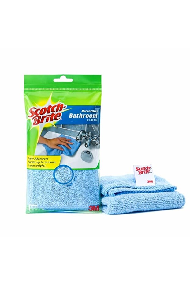 Scotch-Brite Premium Microfiber Cleaning Wipe, 1 unit/pack | Bathroom Cloth | Multi-Purpose | Efficient and effective cleaning cloth | Remove dust and dirt | Cleaning cloth | Sponge cloth