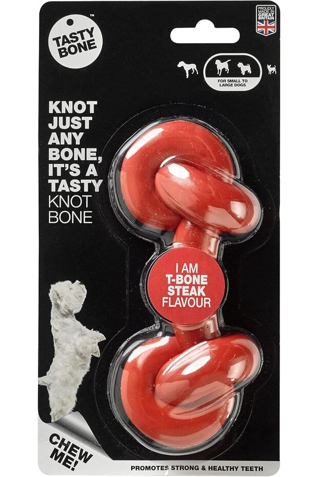 Nylon Knotted Bone, T-Bone Steak Flavor