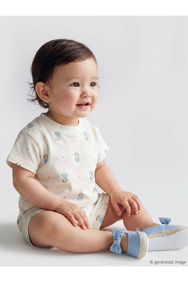 Baby Set - Ecru - Plain