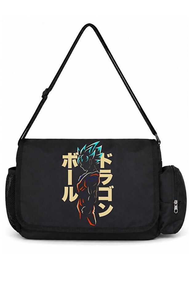 Son Goku Dragon Ball Anime Printed Unisex School, Sports, Office Multi-Purpose Messenger Bag