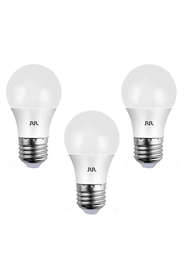 RR Lighting Energy Saving LED Bulb 9W / 12W, E27 Base, 90-100 Lumen/per Watts, Soft Light with NO UV/Mercury/Lead | Suitable for Home Office (Pack of 3) (Daylight (6500K), 12W - E27 Base)