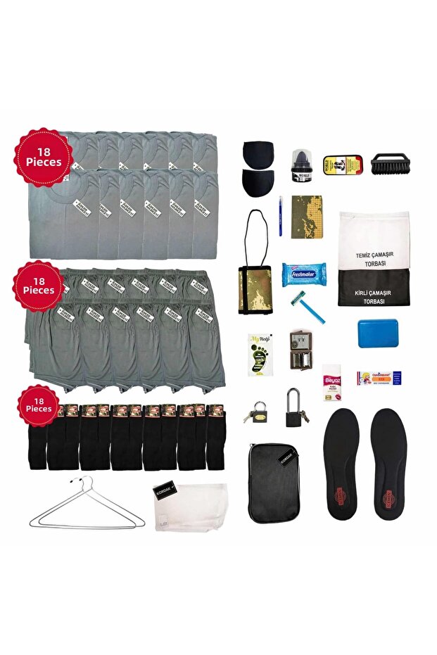 18-Piece Air Force Economic Beginner Military Products Set
