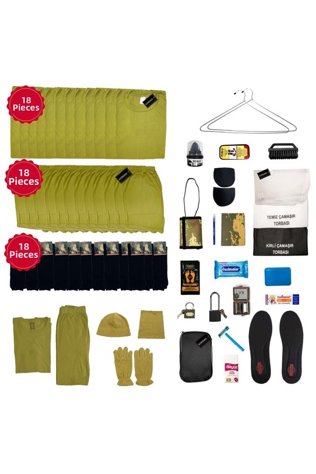 18-Piece Gendarmerie Winter Economic Military Service Package
