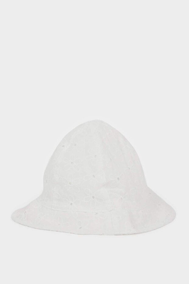Embroidered Cotton Bucket Hat for Baby Girl H0815A526Sm
