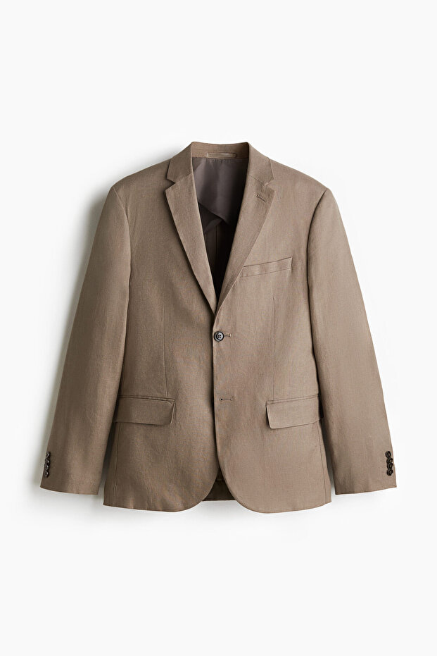 Keten Ceket Slim Fit