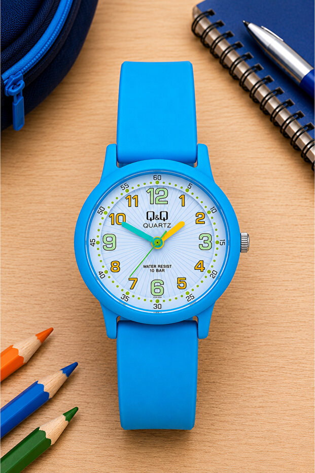 10 Atm Waterproof Boy's Wristwatch with Silicone Strap