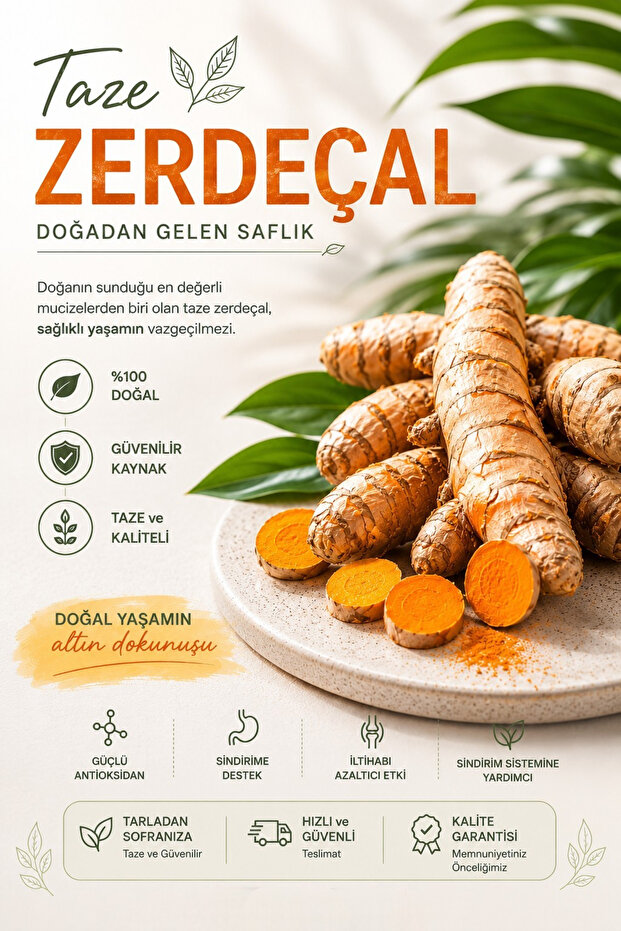 Taze Zerdeçal 100gr