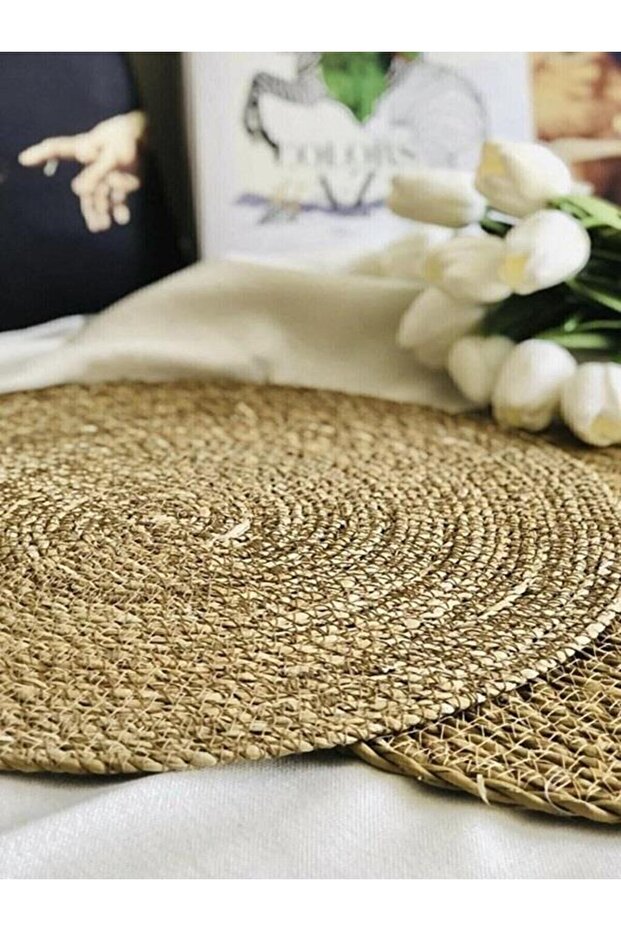 American Wicker Serving Tray Supla Knitted Bamboo Thin Wicker 6 Pieces (35 cm)