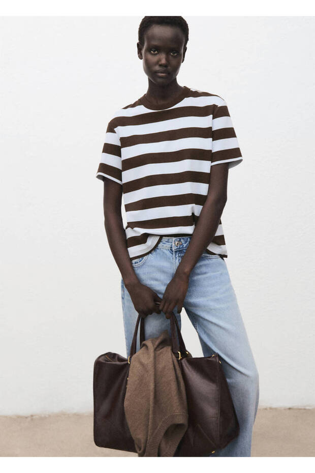 Striped short sleeve t-shirt