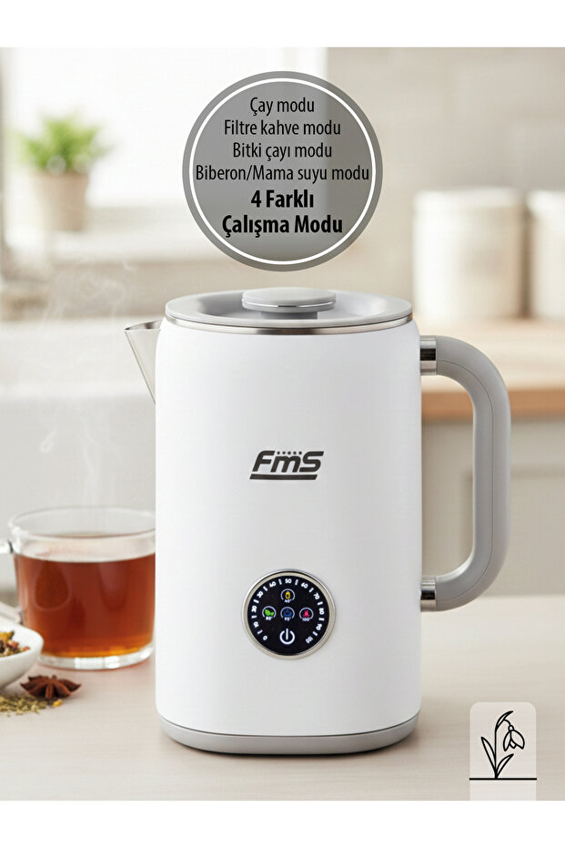 Life Pro Kettle E4001 | 1.7 Liters | Touch Screen | | 1500W Fast Boiling | Steel Resistance