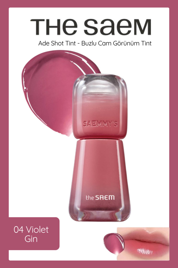 Saemmy's Ade Shot Tint - Frosted Glass Look Tint - 04 Violet Gin