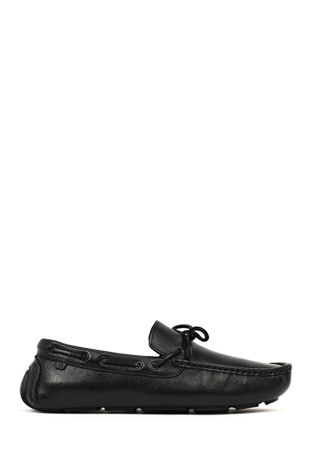 Men's Black Leather Casual Loafer 26Sfd602118