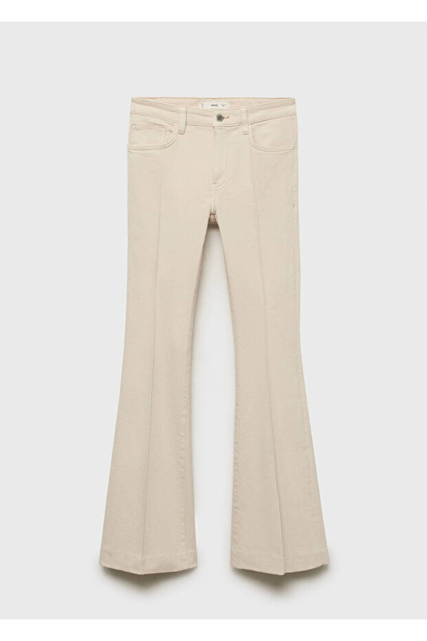 Mid-Waist Flared Jeans - 3