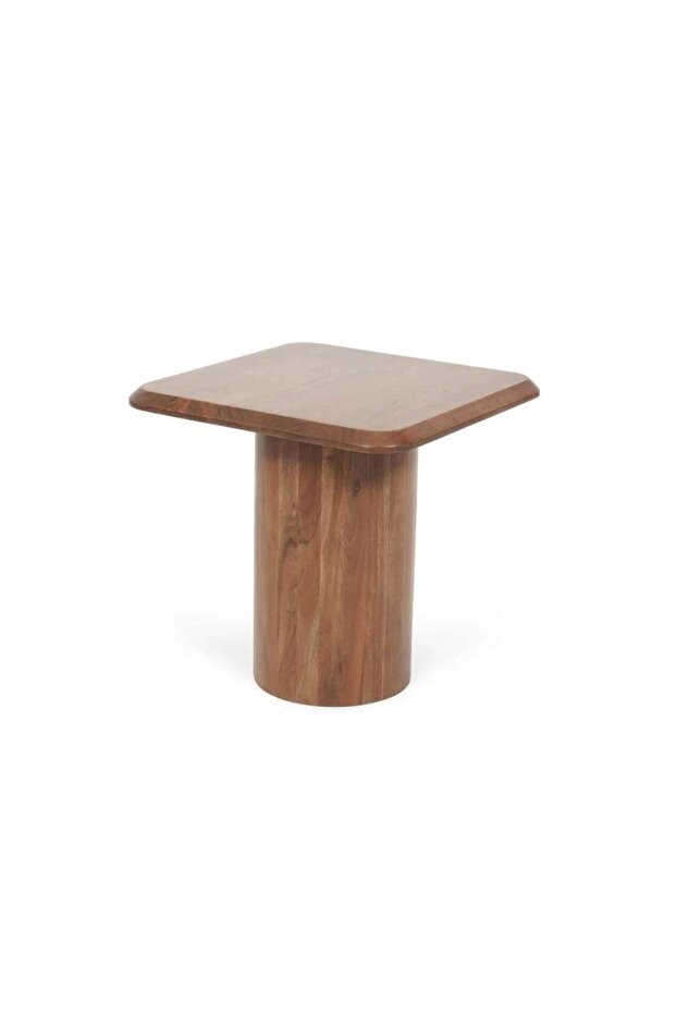 Cayman End Table Solid Wood - Brown" - 4