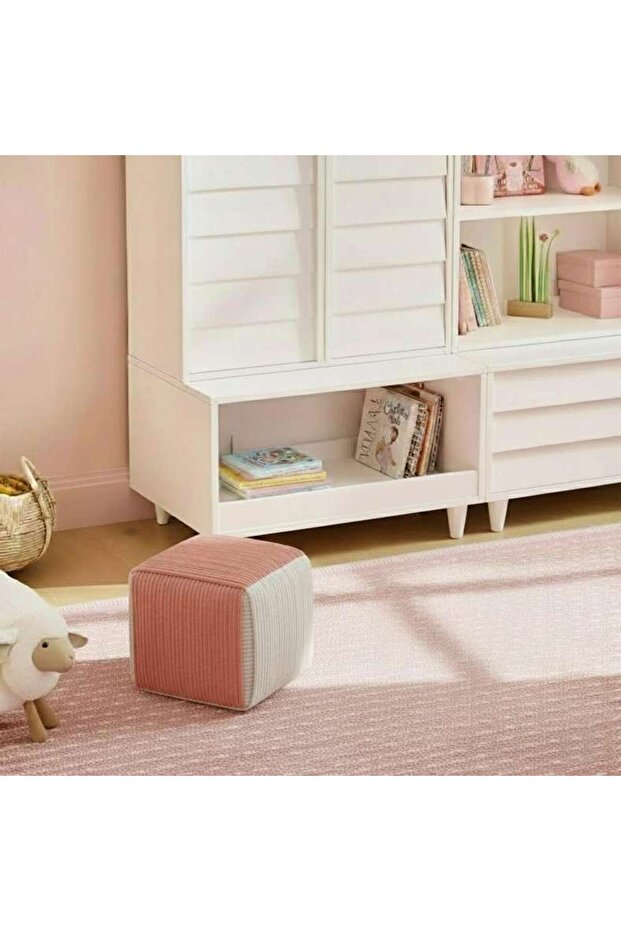 Trudo Pouf 31x31x31cm -pink
