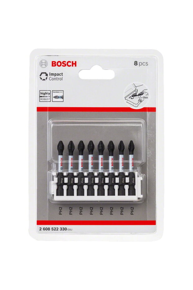 Set 8 biti impact Insert Bit, 50mm, PH2 - 2