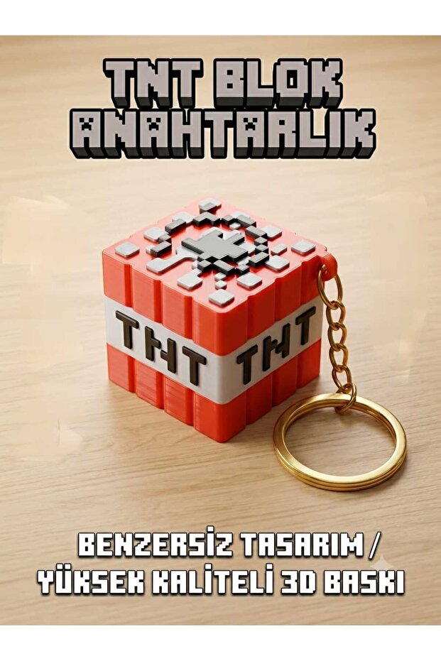 MINECRAFT BLOCK ANAHTARLIK