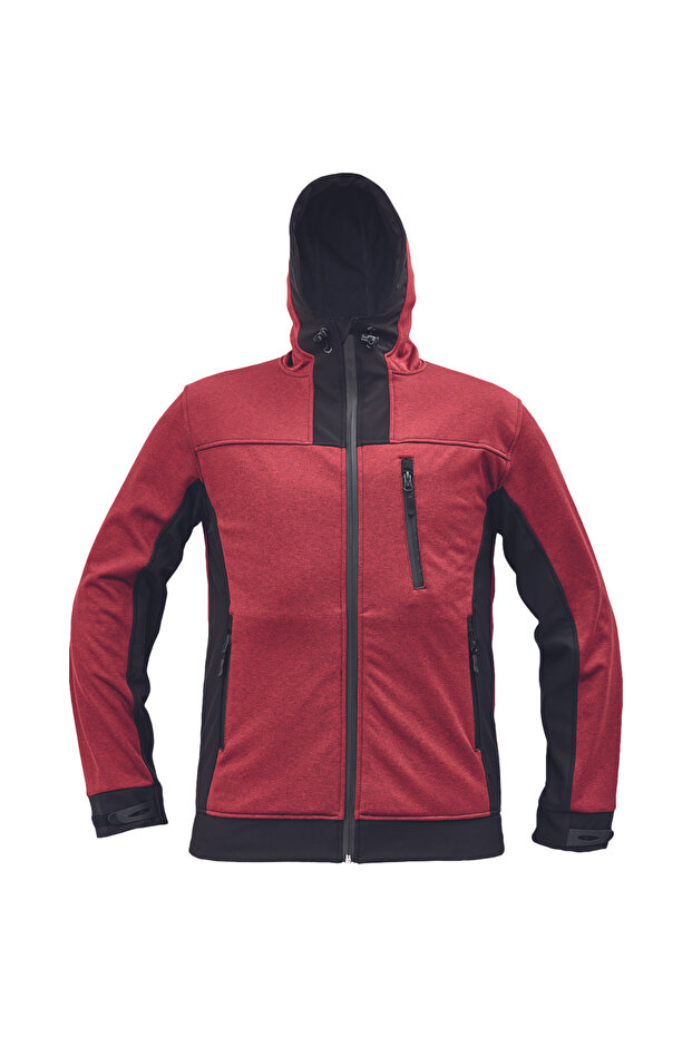 سترة Huyer Softshell حمراء