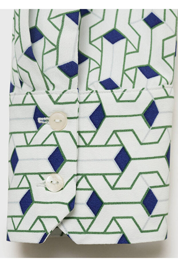 Hemd mit geometrischem Muster - 5