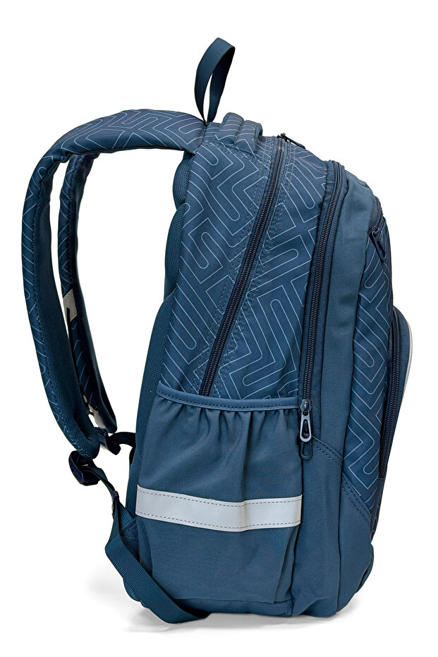 Geometric Patterned School Backpack 24450 - 2