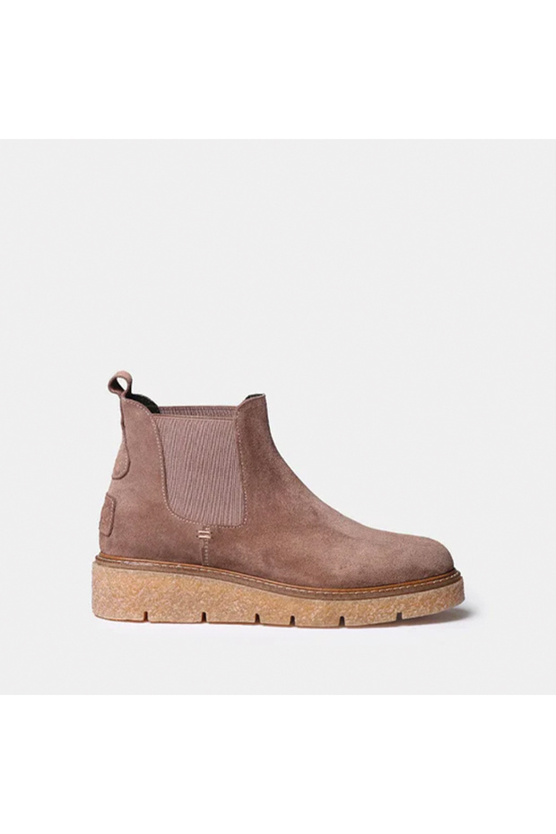 Women's / Girls' Boots Nantes-Sy Split Leather Ankle Boot with Side Elastics
