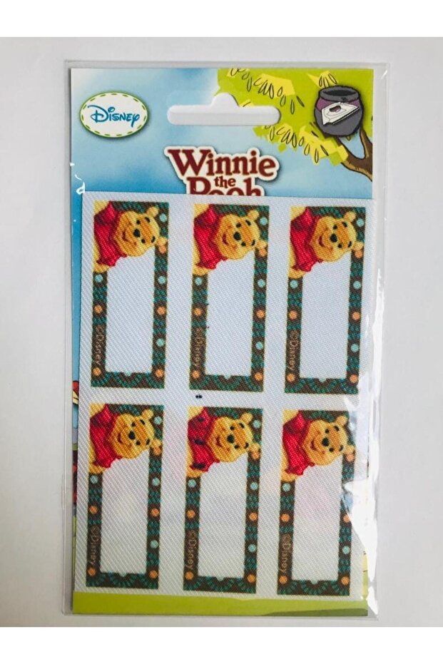 Iron-On Winnie The Pooh Figured (7) Fabric School Jersey Label Arma Patch